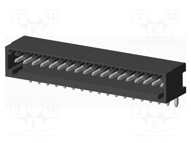 Connector: pluggable terminal block; socket; male; on PCBs