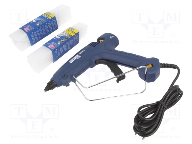Hot melt glue gun; Ø: 12mm; 120W; 190°C; Plug: EU; 4min; 230VAC