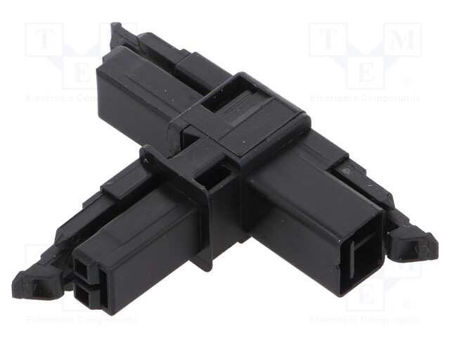 Transition: T adapter; male,female x2; 890; 16A; 250V; ways: 2; T