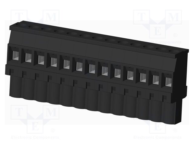 Connector: pluggable terminal block; plug; female; angled 90°
