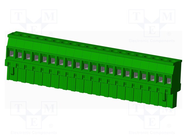 Connector: pluggable terminal block; plug; female; angled 90°
