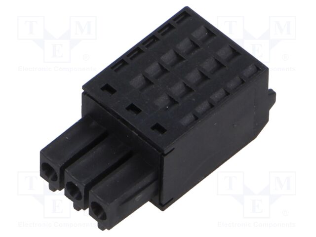 Connector: pluggable terminal block; 9A; 300V; plug; female; PIN: 3