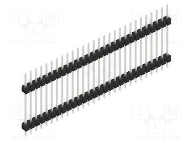 Connector: pin strips; pin header; male; PIN: 28; 2.54mm; THT; 1x28
