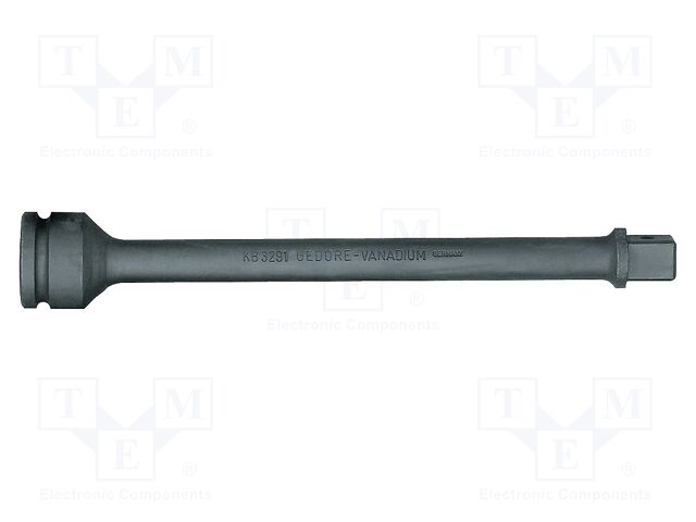 Extension; socket spanner,impact; square; 3/4"; steel; 300mm
