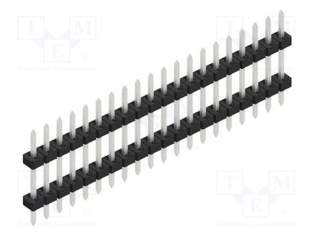 Connector: pin strips; pin header; male; PIN: 20; 2mm; THT; 1x20