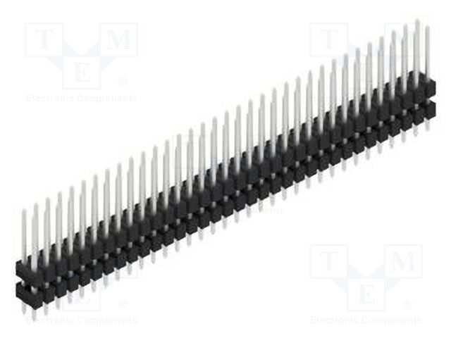 Connector: pin strips; pin header; male; PIN: 68; 2.54mm; THT; 2x34