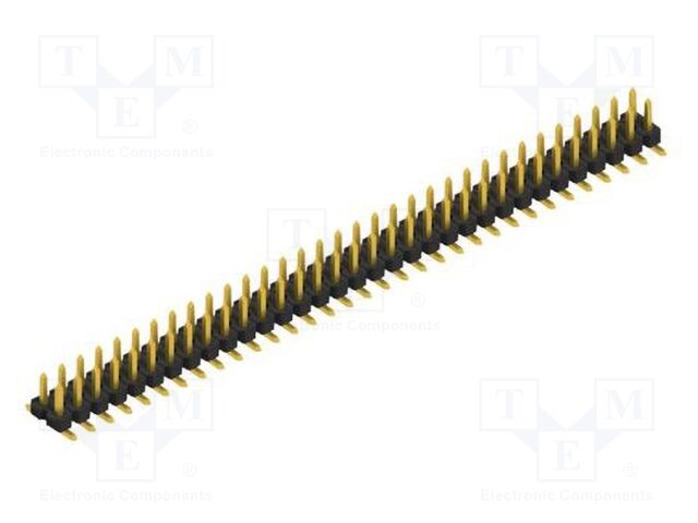 Connector: pin strips; pin header; male; PIN: 66; 2.54mm; SMT; 2x33