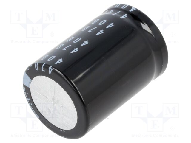 Capacitor: electrolytic; SNAP-IN; 470uF; 400VDC; Ø35x50mm; ±20%