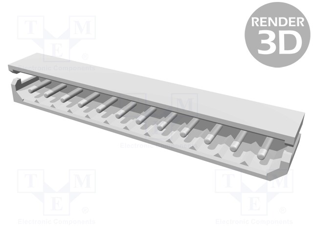 Socket; wire-board; male; SPOX; 2.5mm; PIN: 12; THT; 3A; tinned; 250V