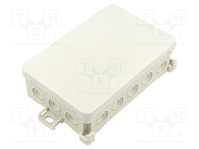 Enclosure: junction box; X: 90mm; Y: 40mm; Z: 135mm; IP54; grey
