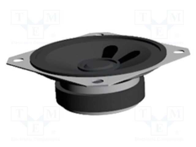 Loudspeaker; general purpose; 250mW; 8Ω; 50x50x17.5mm; 7.2kHz