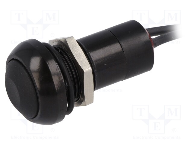 Switch: push-button; Pos: 2; SPST-NO; 2A/125VAC; Illumin: none; IP67