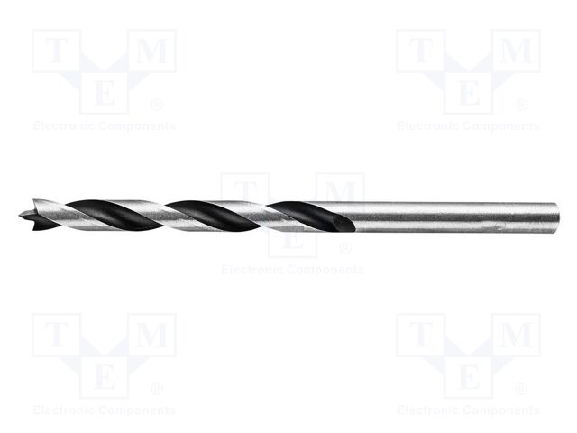 Drill bit; for wood; Ø: 4mm; L: 70mm