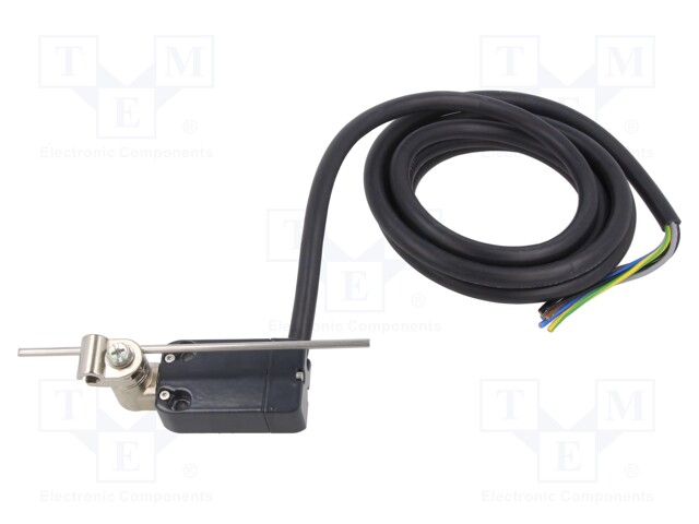 Limit switch; adjustable plunger, length R 19-116mm; NO + NC