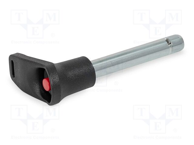 Locking pin; with locking; steel; Ø: 8mm; Working part len: 80mm