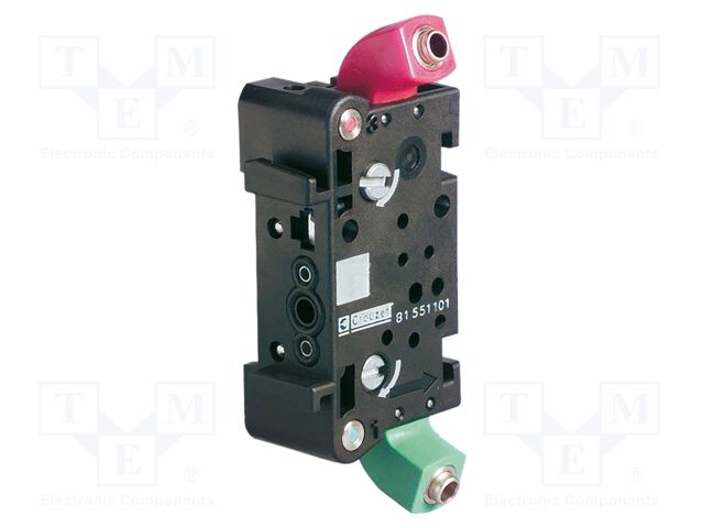 Base for logics modules and relays