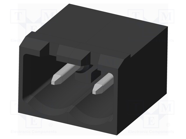 Connector: pluggable terminal block; socket; male; on PCBs