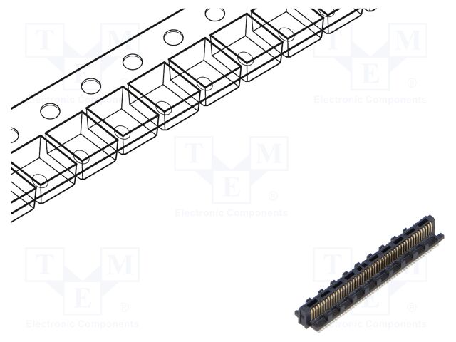 Connector: PCB to PCB; male; PIN: 50; 0.4mm; ST4; gold-plated; SMT