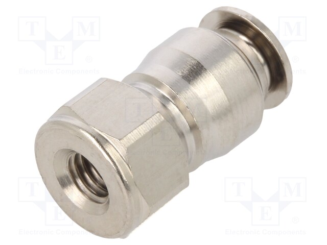 Push-in fitting; straight; M5; -0.99÷20bar; 4mm