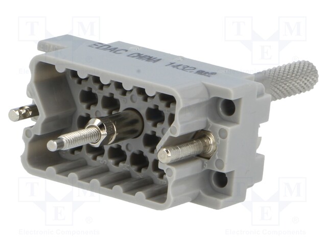 Connector: rectangular; plug; hermaphrodite; Mat: polycarbonate