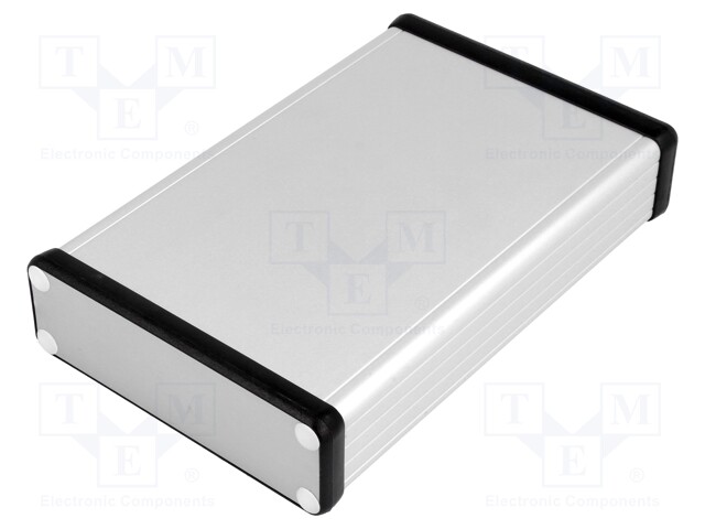 Enclosure: with panel; 1455; X: 103mm; Y: 160mm; Z: 30mm; aluminium