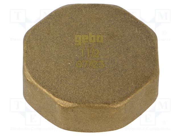 Hexagonal; max.6bar@<90°C,max.16bar@10°C÷30°C; brass CW617N