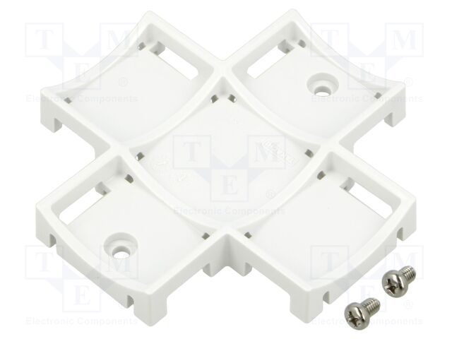 Clip; ASA; for TAKACHI enclosure; light grey; Series: 73