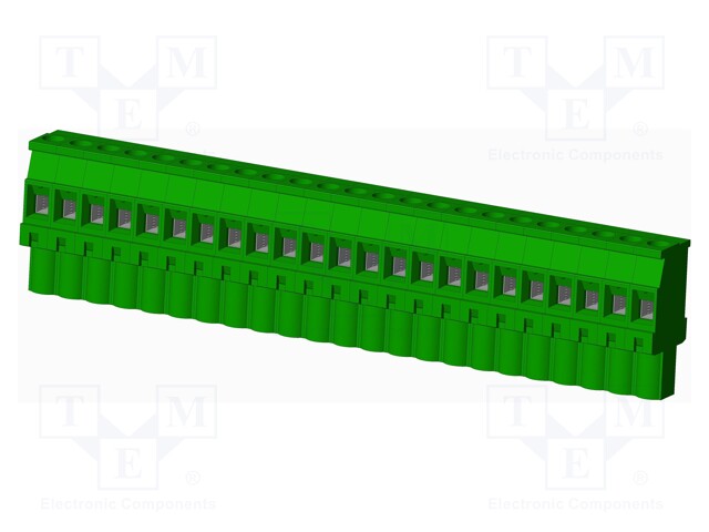 Connector: pluggable terminal block; plug; female; angled 90°