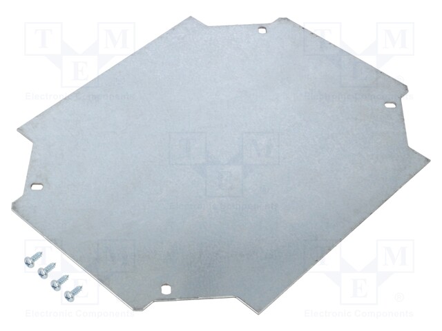 Mounting plate; aluminium