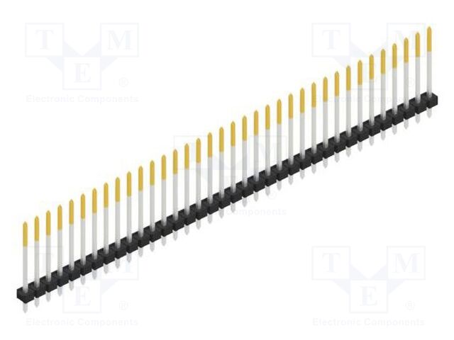 Connector: pin strips; pin header; male; PIN: 36; 2.54mm; THT; 1x36