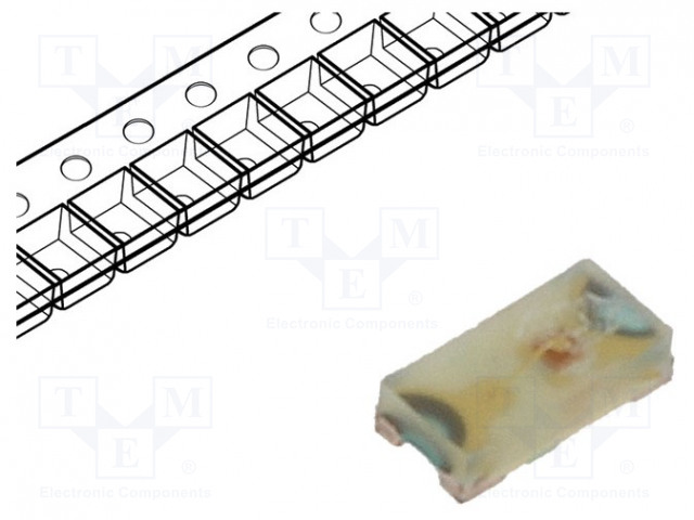 LED; SMD; 0603; yellow green; 5Ć·18mcd; 1.6x0.8x0.4mm; 2.2Ć·2.6V