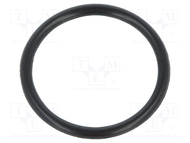 O-ring gasket; NBR; D: 1.5mm; Øint: 15mm; black; -30÷100°C