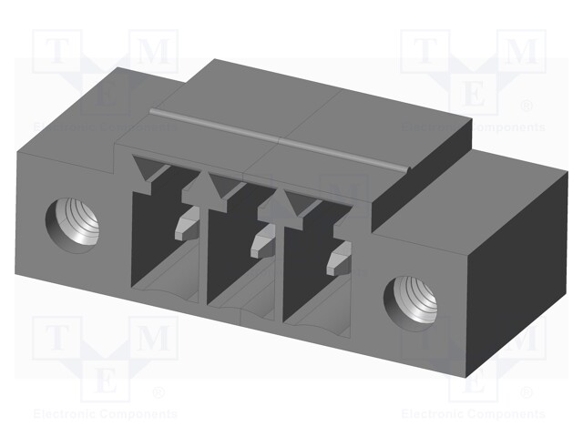 Connector: pluggable terminal block; socket; male; on PCBs