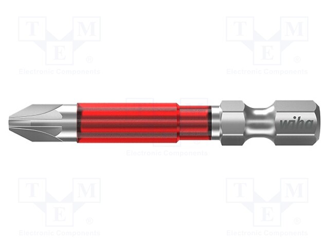 Screwdriver bit; Pozidriv®; PZ2; Overall len: 49mm; 5pcs.