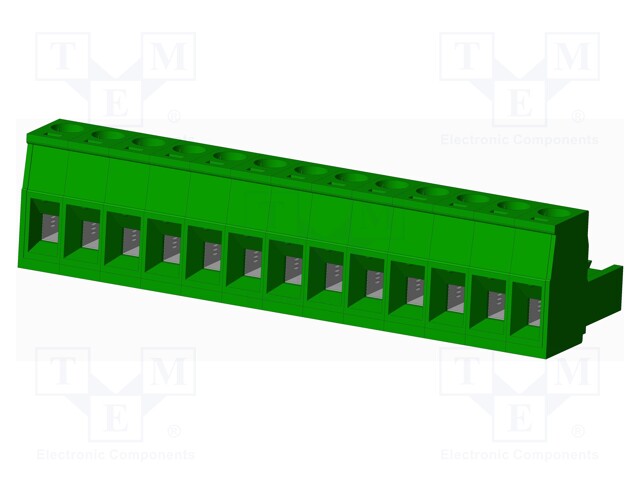 Connector: pluggable terminal block; plug; female; straight; 12A