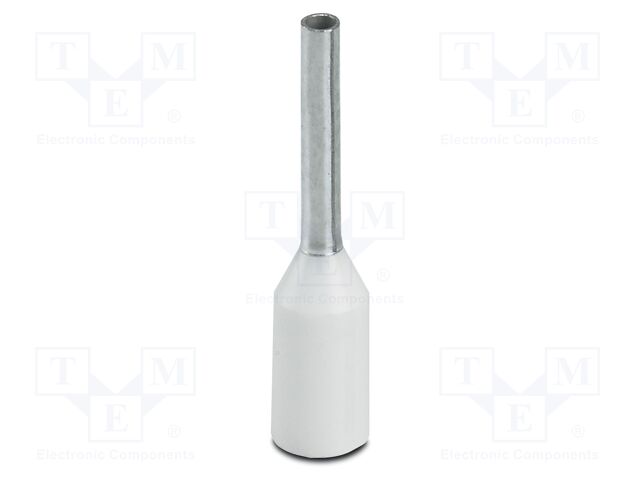Tip: bootlace ferrule; insulated; copper; 0.5mm2; Bit len: 8mm