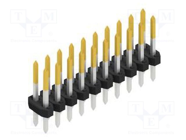Connector: pin strips; pin header; male; PIN: 20; 2mm; THT; 2x10