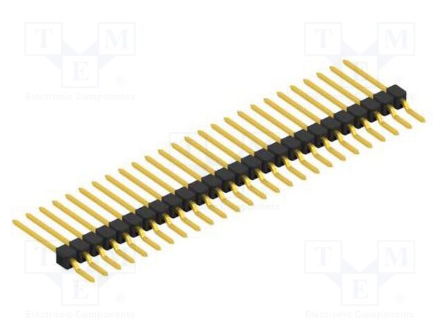 Connector: pin strips; pin header; male; PIN: 26; 2.54mm; SMT; 1x26