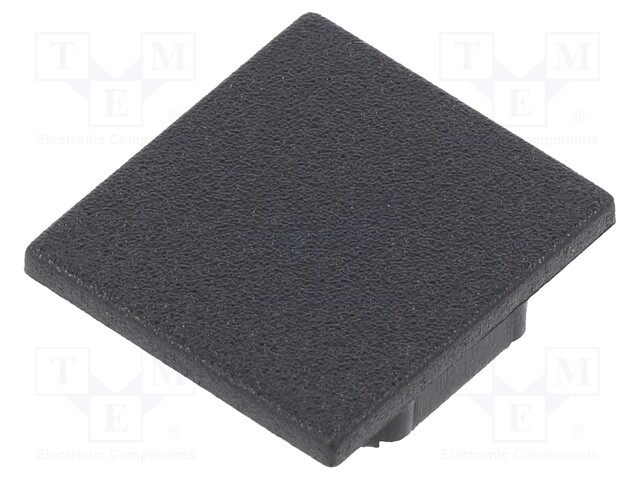 Cap for LED profiles; black; ABS; Application: LINEA20