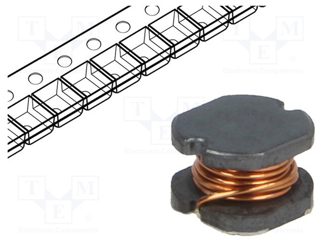 Inductor: wire; SMD; 0705; 120uH; 0.66A; 0.47Ω
