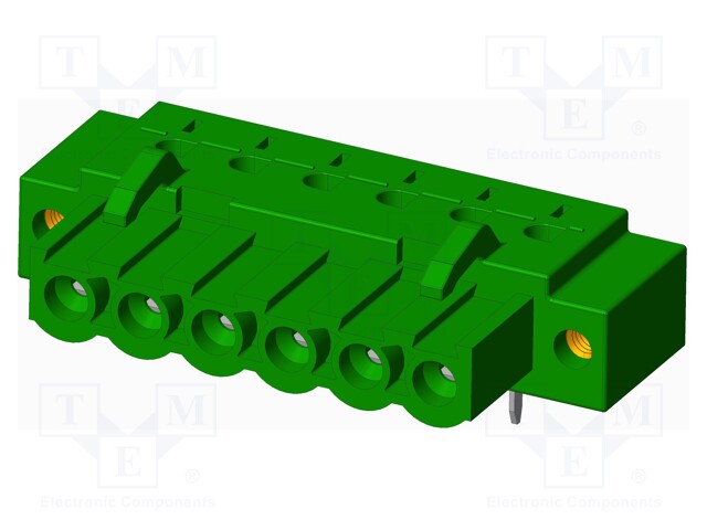 Connector: pluggable terminal block; socket; female; angled 90°