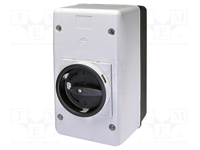 Switch housing; IP55; black-grey