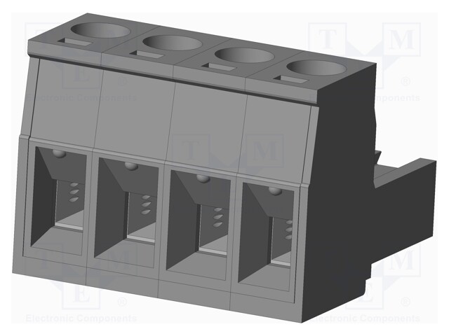 Connector: pluggable terminal block; plug; female; straight; grey