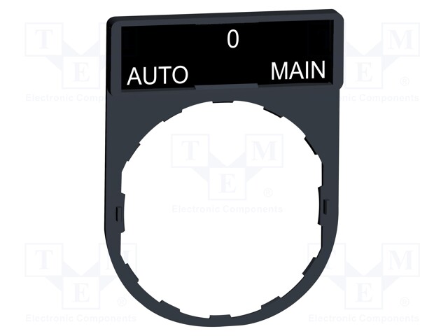 30MM X 40MM LEGEND HOLDER, CONTROL UNIT