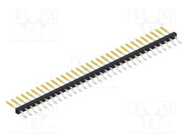 Connector: pin strips; pin header; male; PIN: 32; 2mm; SMT; 1x32