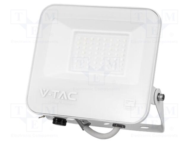 Lamp: LED flood light; 50W; 230VAC; neutral white; 115°; 4000K