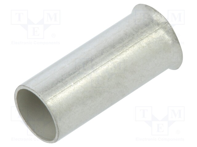 Tip: bootlace ferrule; non-insulated; copper; 6mm2; 10mm; tinned