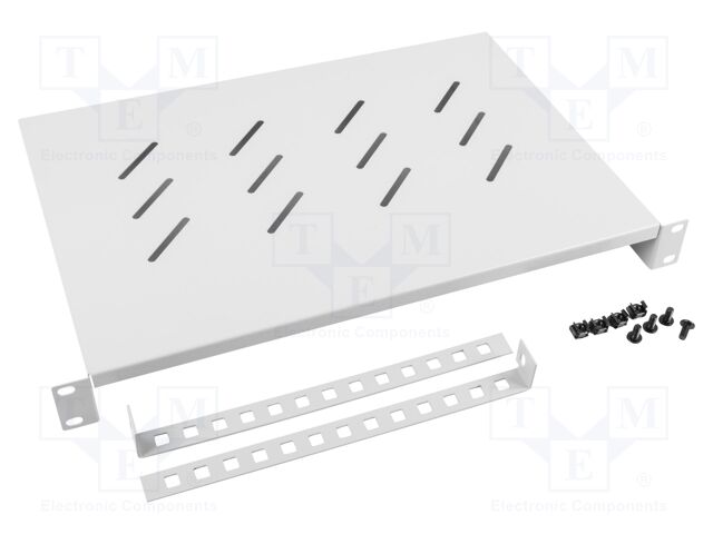 Shelf; 1U; grey; Standard: 19"