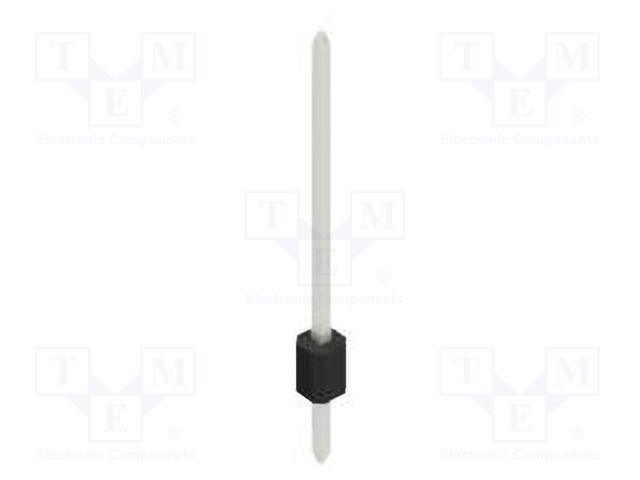 Connector: pin strips; pin header; male; PIN: 1; 1.27mm; THT; 1x1