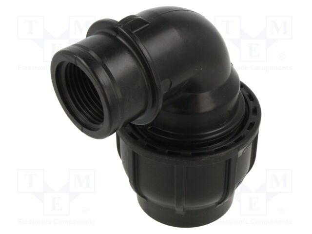 Splice terminal: clamping; Thread: G 1" internal; 40mm; Plast